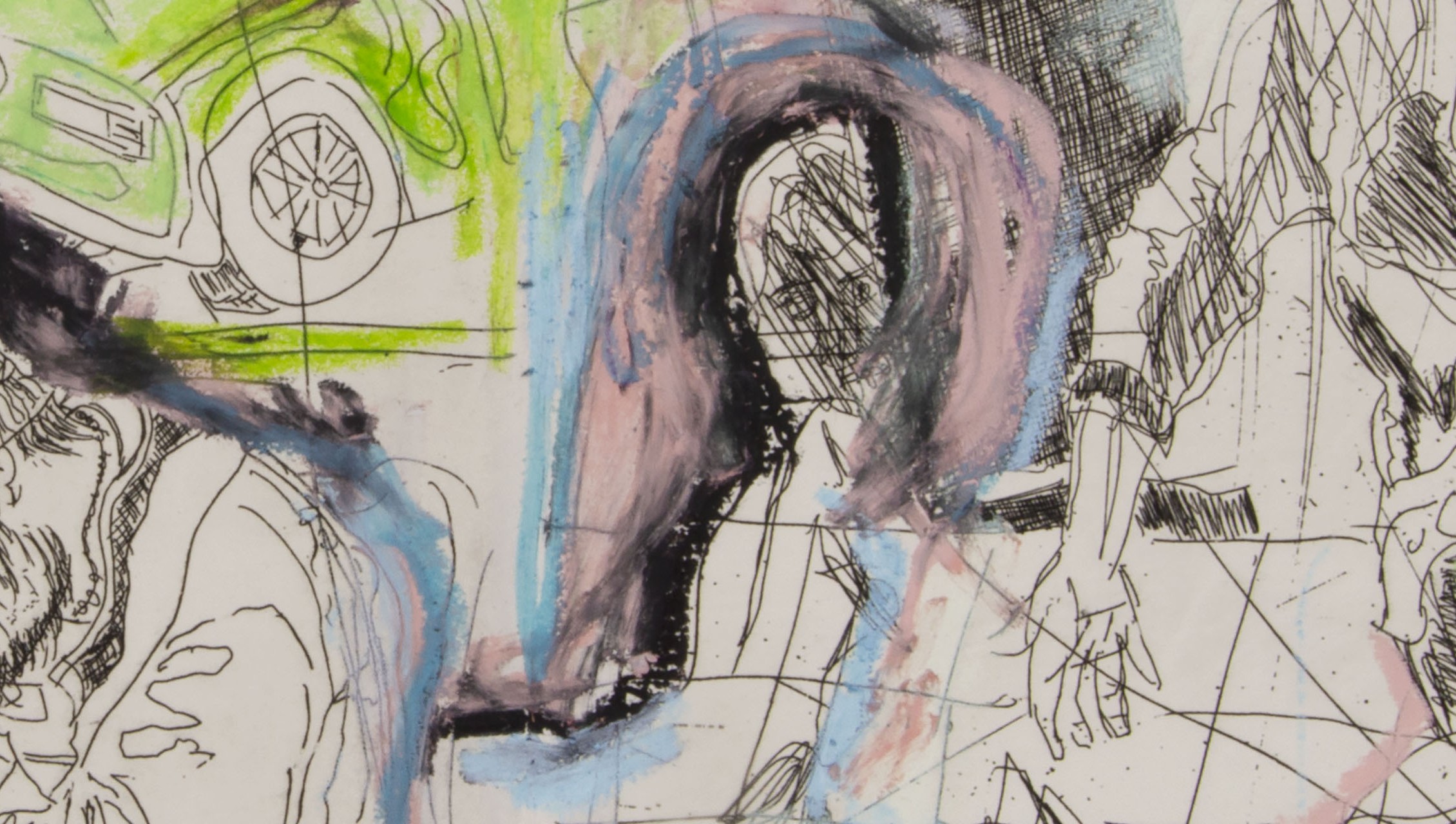 Drunk smoking and talking, 2019